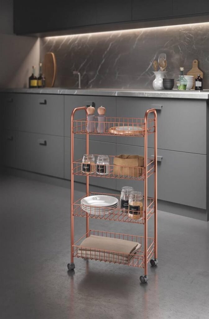 Load image into Gallery viewer, Metaltex Metaltex Trolleykastje Ascona 84x41cm Staal Koper