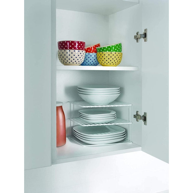 Load image into Gallery viewer, Metaltex silos space bordenrek 2 etages 25x25x19 cm wit