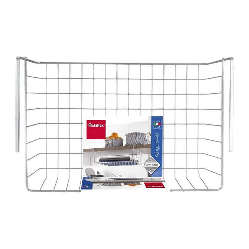 Load image into Gallery viewer, Metaltex kanguro opbergmand 40x26x14 cm zilver