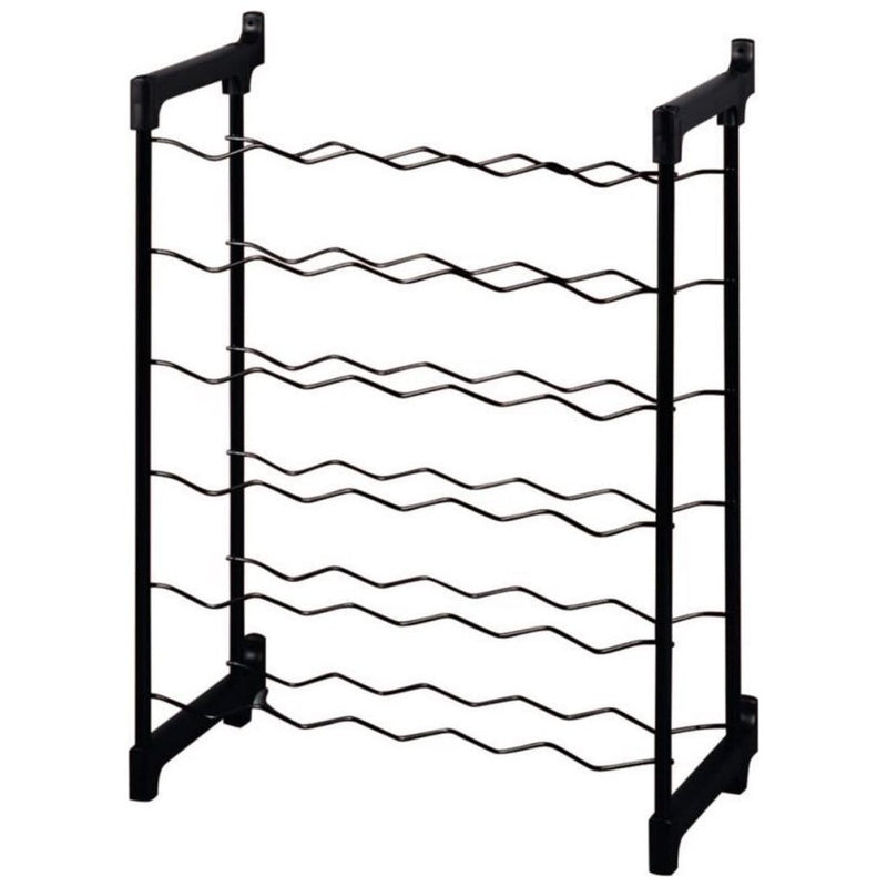 Load image into Gallery viewer, Tomado-metaltex chianti wijnrek voor 30 flessen 68x50x26 cm zwart