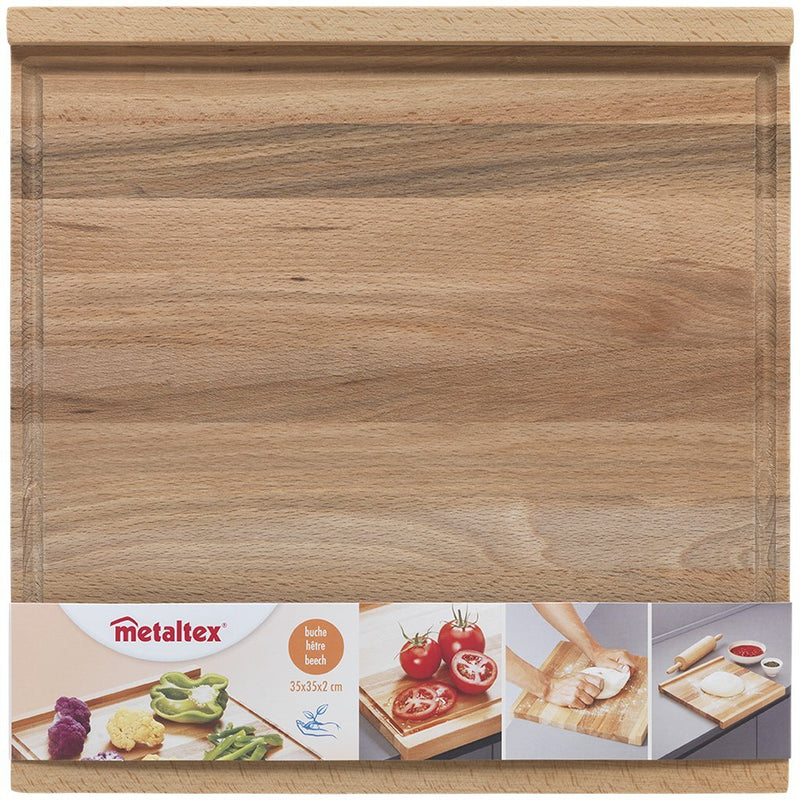 Load image into Gallery viewer, Metaltex beukenhouten plank 35x35x2 cm