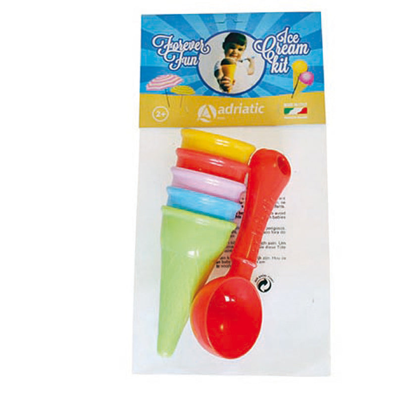 Load image into Gallery viewer, Basic adriatic zandvormen ijscohoorntjes 6-delig