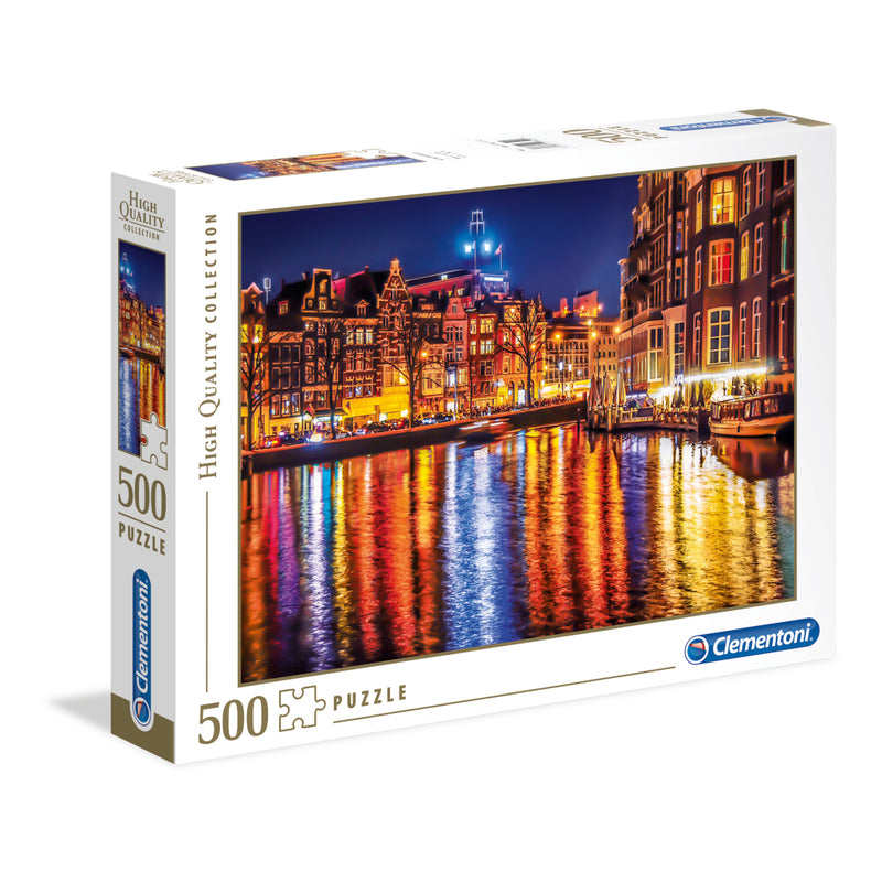 Load image into Gallery viewer, Clementoni high quality collection puzzel amsterdam 500 stukjes