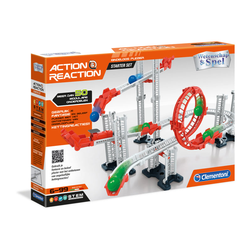 Load image into Gallery viewer, Clementoni Wetenschap en Spel Action and Reaction Kogelbaan Starter Set