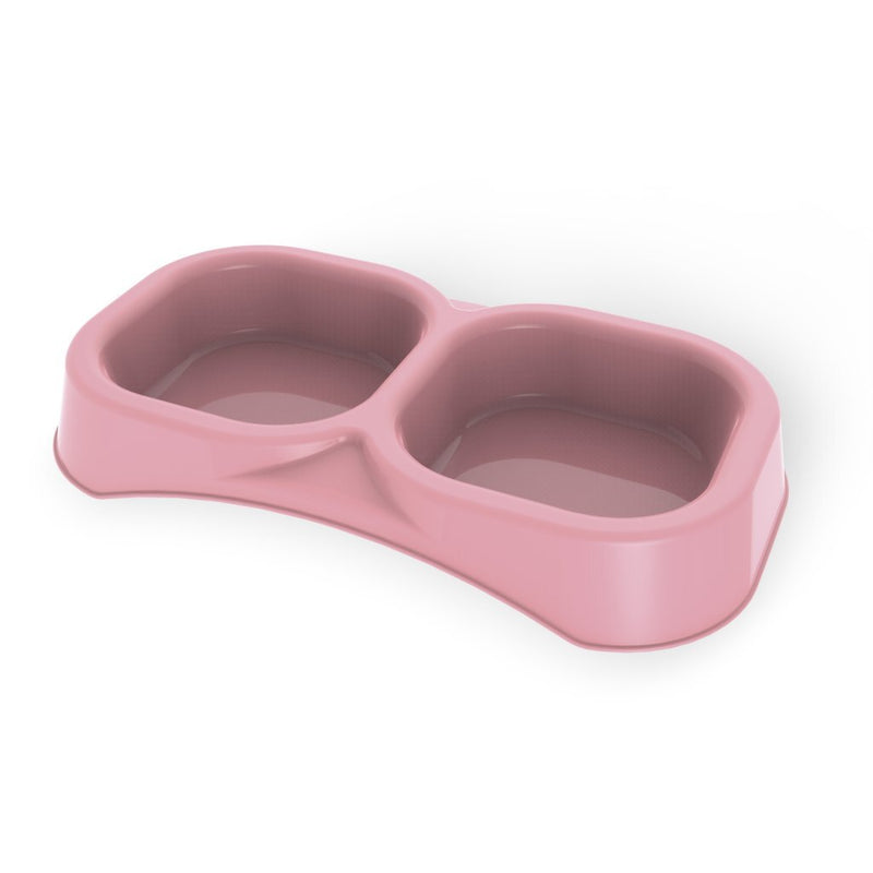 Load image into Gallery viewer, Bama pet dubbele voederbak 21x11.5x3 cm diverse kleuren