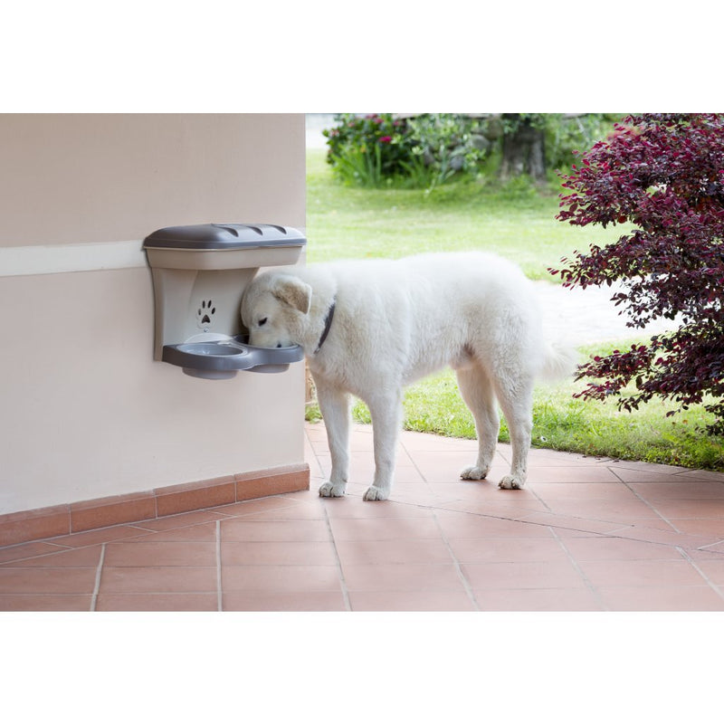 Load image into Gallery viewer, Bama pet hondenvoederbak 50x29x52 cm taupe