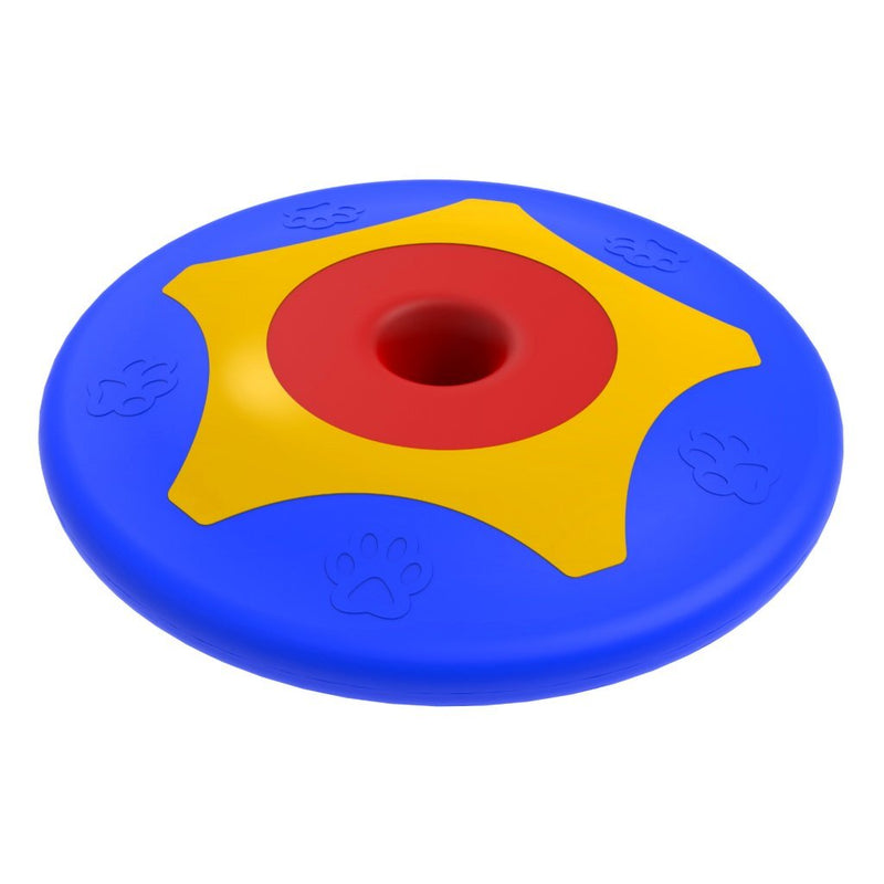 Load image into Gallery viewer, Bama pet trotto disk hondenspeelgoed 24.5x4.5 cm blauw geel rood