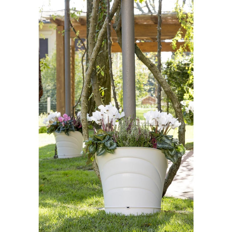 Load image into Gallery viewer, Bama tulipano bloempot 5l 34.5x19x30 cm 4 stuks wit
