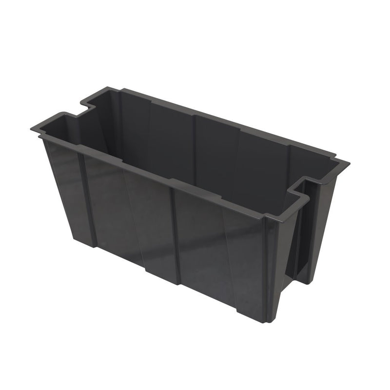 Load image into Gallery viewer, Bama fioriera binnen plantenbak 63l 79x35x37 cm zwart