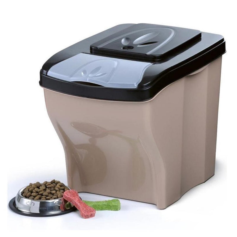 Load image into Gallery viewer, Bama pet voedeselcontainer 3x20l taupe beige