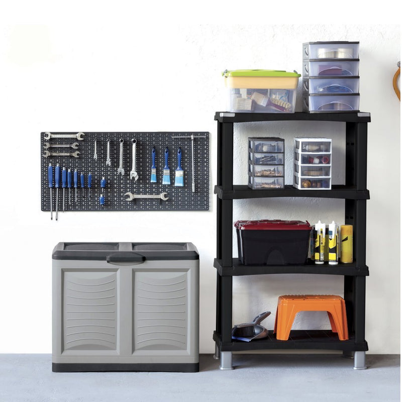 Load image into Gallery viewer, Bama mettitutto container 200l 78x45x64 cm grijs antraciet