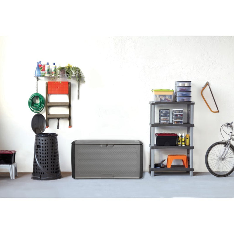 Load image into Gallery viewer, Bama mettitutto container 350l 122x56x63 cm grijs antraciet