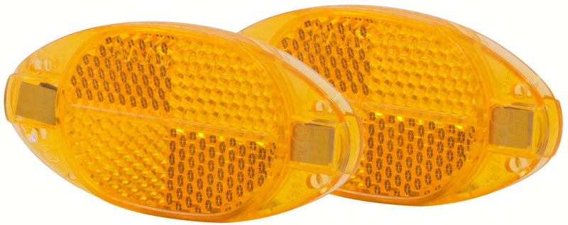 Load image into Gallery viewer, Spanninga wiel spaak-refl.(2) oranje op kaart