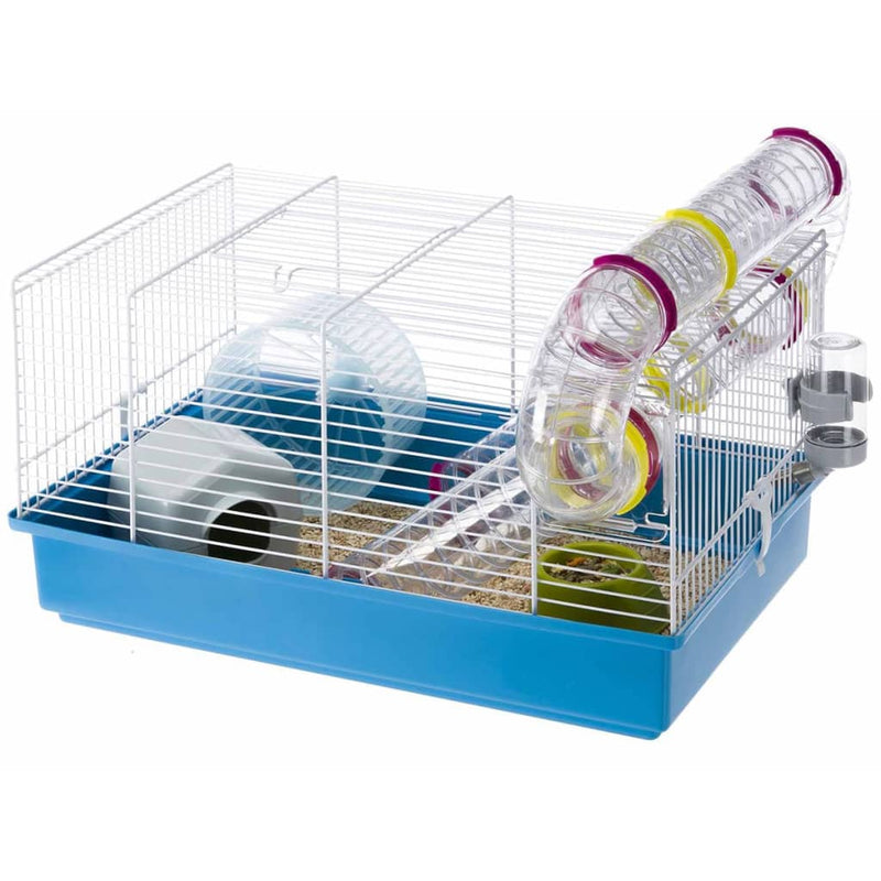Afbeelding laden in galerijviewer, Ferplast hamsterkooi paula 46x29,5x24,5 cm blauw 57906411