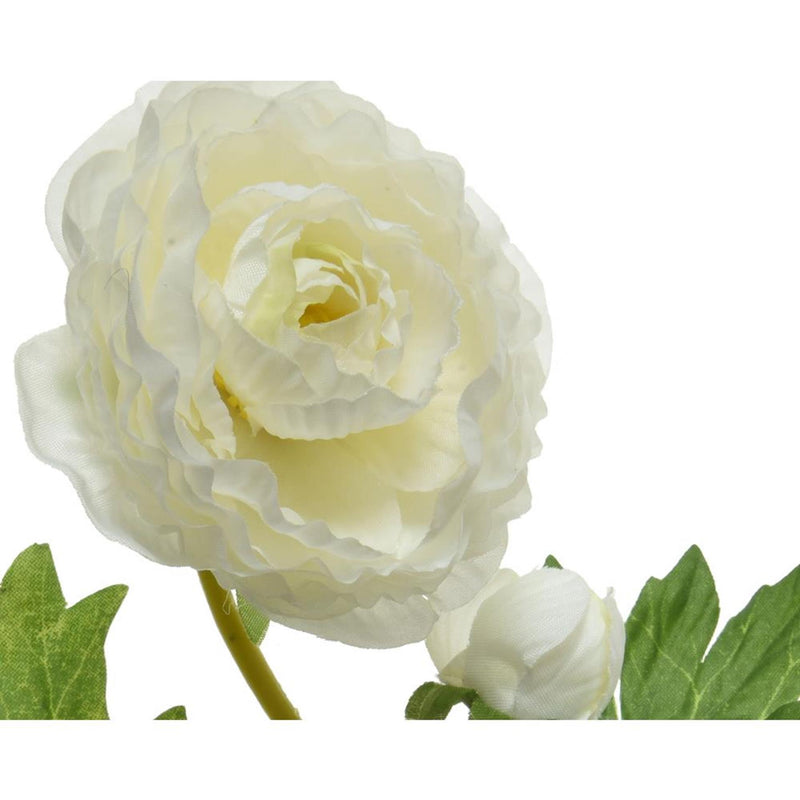 Load image into Gallery viewer, Decoris kunstbloem ranonkel polyester 8x10x57cm wit