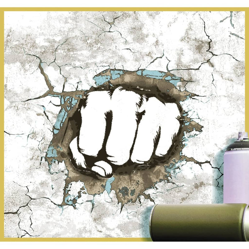Load image into Gallery viewer, Noordwand behang friends coffee concrete boxing fist grijs en wit