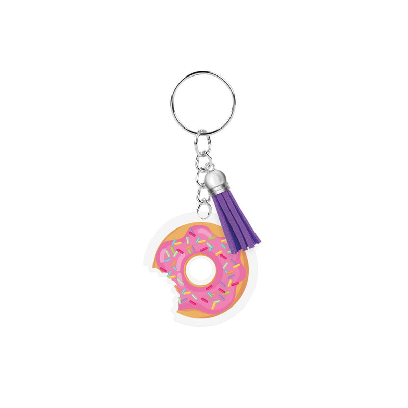 Afbeelding laden in galerijviewer, Paperdreams sleutelhanger- donut acryl 6,5x13,5cm