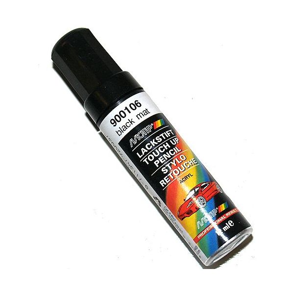 Load image into Gallery viewer, Motip lakstift mat zwart 900106