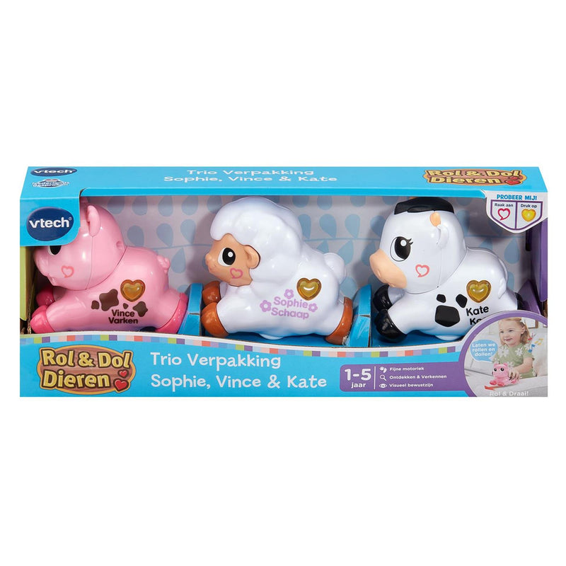 Load image into Gallery viewer, Vtech rol dol dieren trio pack