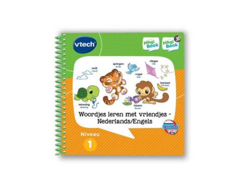 Load image into Gallery viewer, Vtech magibook - woordjes leren met vriendjes nl-en
