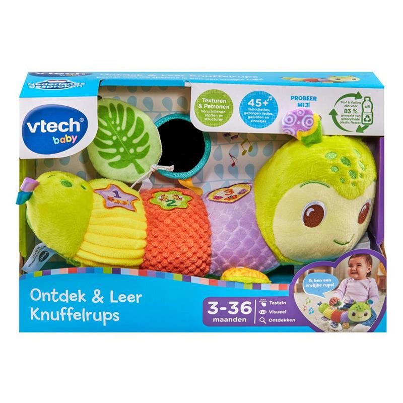 Load image into Gallery viewer, Vtech ontdek leer knuffelrups