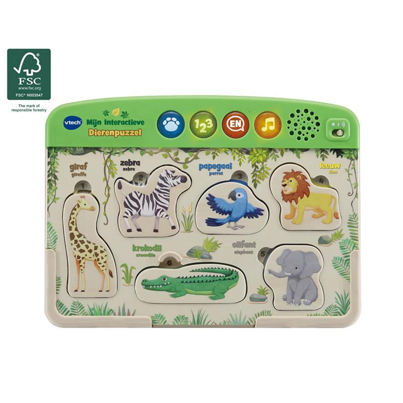Load image into Gallery viewer, Vtech mijn interactieve dierenpuzzel