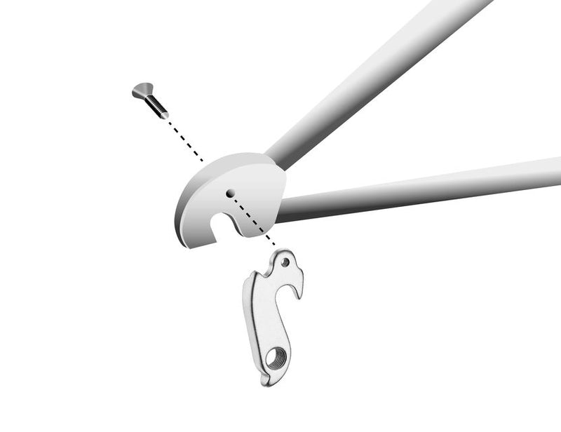 Load image into Gallery viewer, Union derailleurpad GH-117 met schroefset M8x0.75