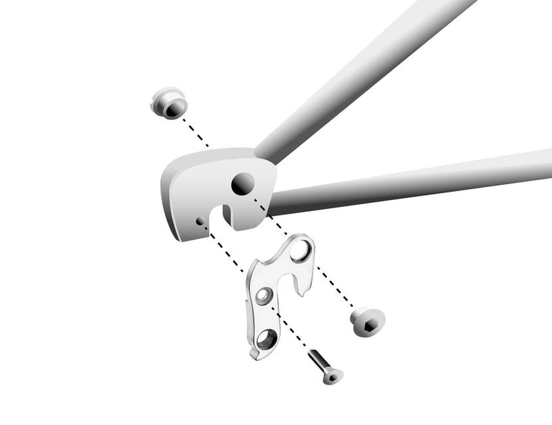 Load image into Gallery viewer, Union derailleurpad GH-133 met schroefset M8x0.75 +M5x0.8