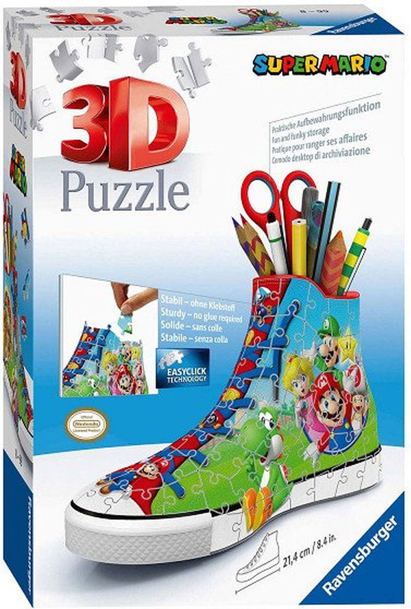 Load image into Gallery viewer, Ravensburger sneaker super mario - 3d puzzel - 108 stukjes