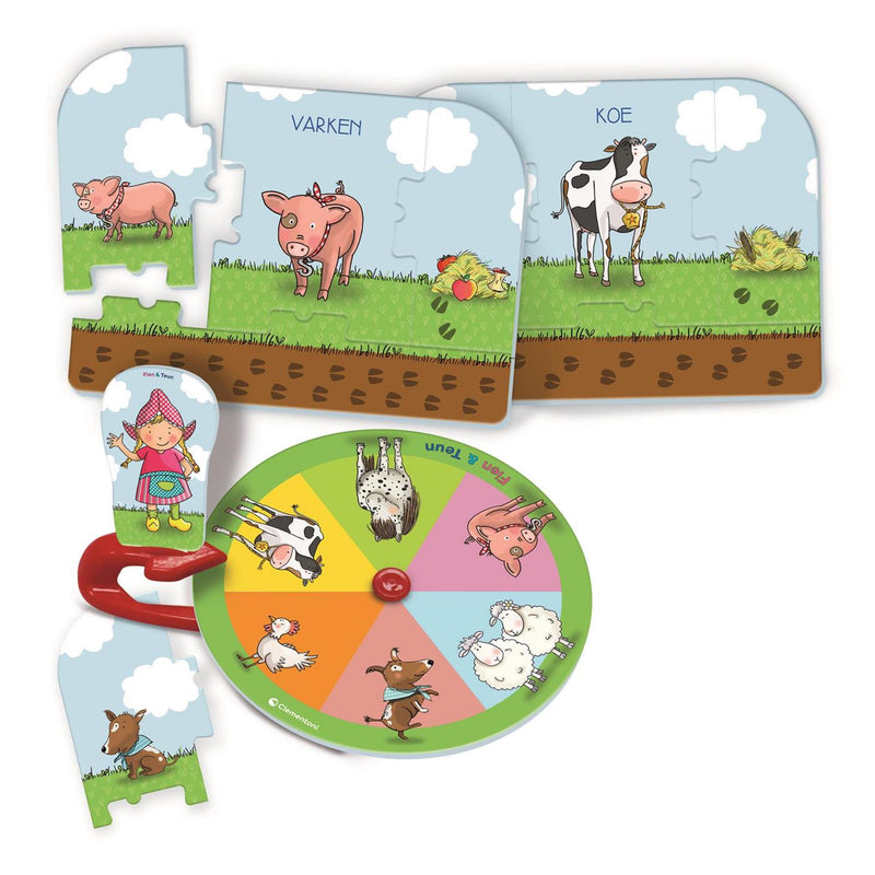 Load image into Gallery viewer, Clementoni animal farm fien teun