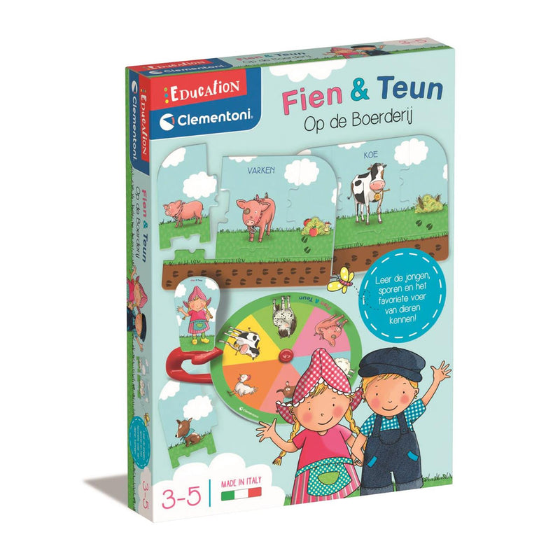 Load image into Gallery viewer, Clementoni animal farm fien teun