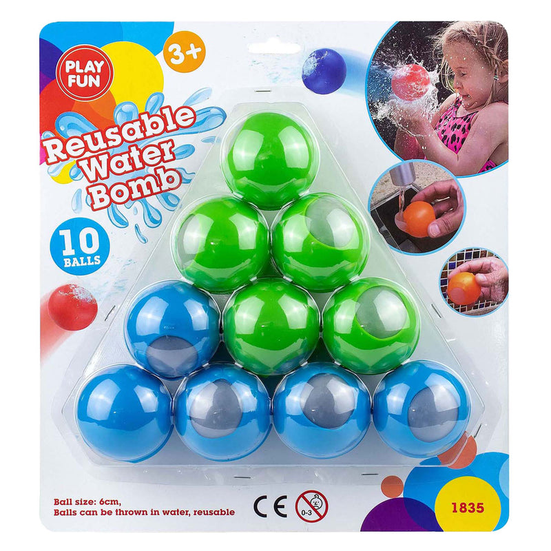 Afbeelding laden in galerijviewer, Playfun herbruikbare waterballen, 10st.