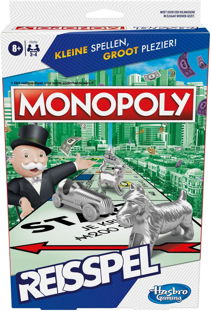 Afbeelding laden in galerijviewer, Hasbro gaming monopoly reisspel 2-4 spelers