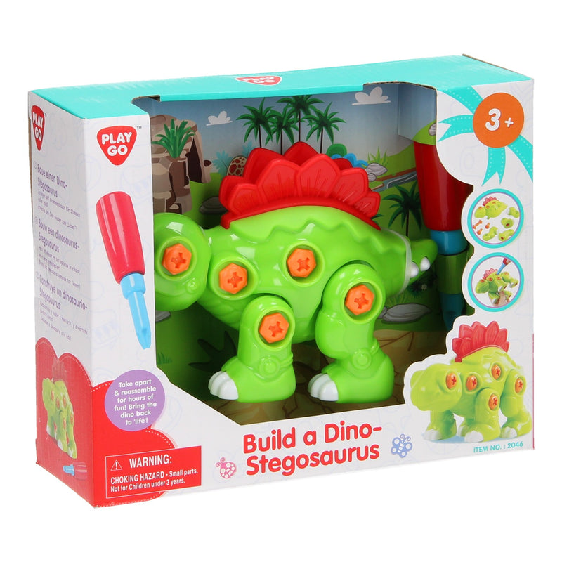Load image into Gallery viewer, Play Bouw je eigen Stegosaurus