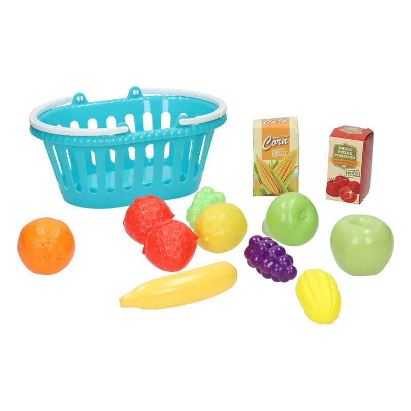 Load image into Gallery viewer, Playgo mandje met fruit - 13dlg.