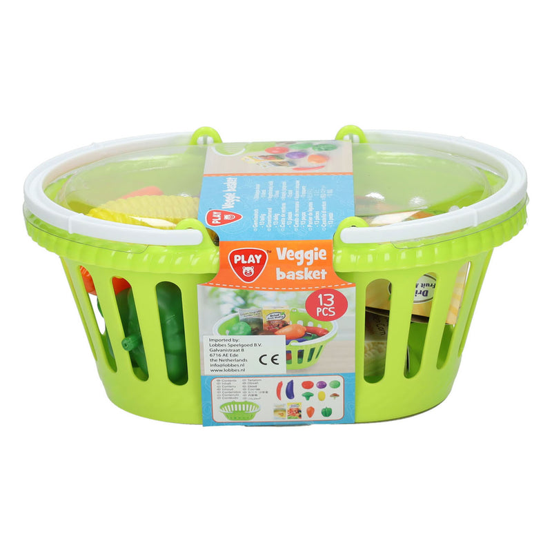 Load image into Gallery viewer, Playgo mandje met groenten - 13dlg.