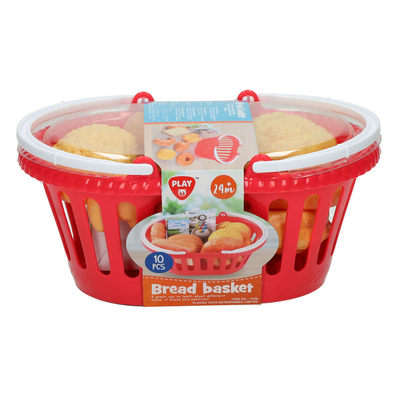 Load image into Gallery viewer, Playgo mandje met brood - 10dlg.
