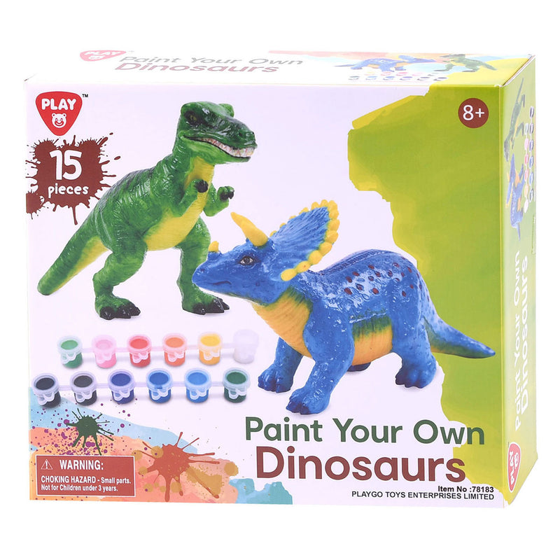 Load image into Gallery viewer, Playgo verf je eigen dino's - 15dlg.