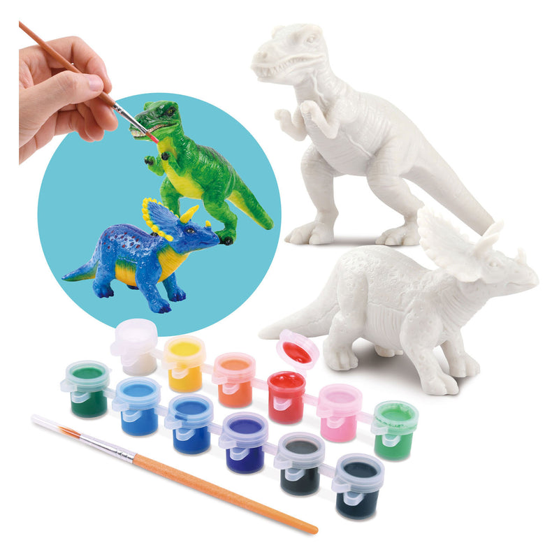 Load image into Gallery viewer, Playgo verf je eigen dino's - 15dlg.