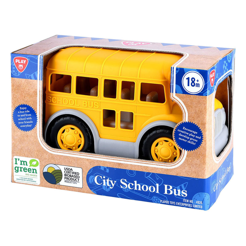 Afbeelding laden in galerijviewer, Playgo biobased schoolbus - 28cm