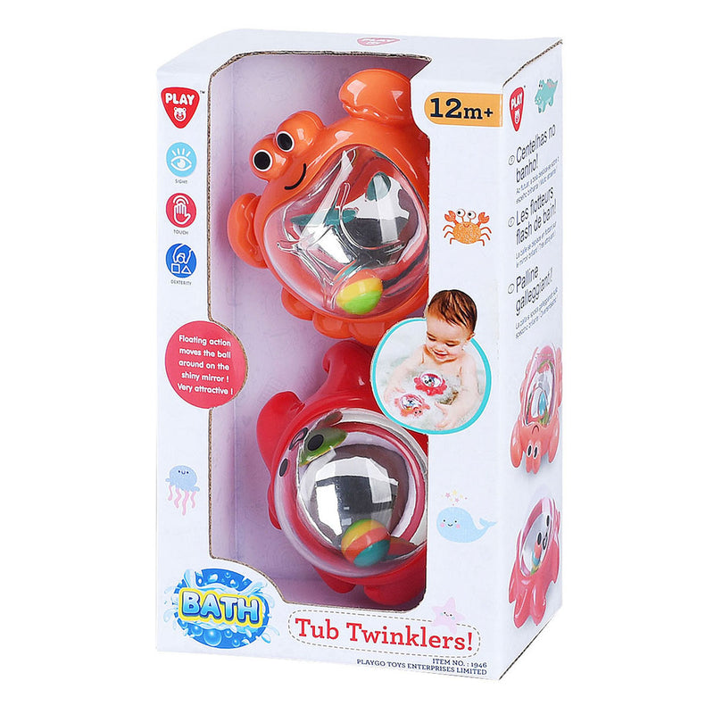 Load image into Gallery viewer, Playgo badspeelgoed tub twinklers - krab en octopus - 2st.
