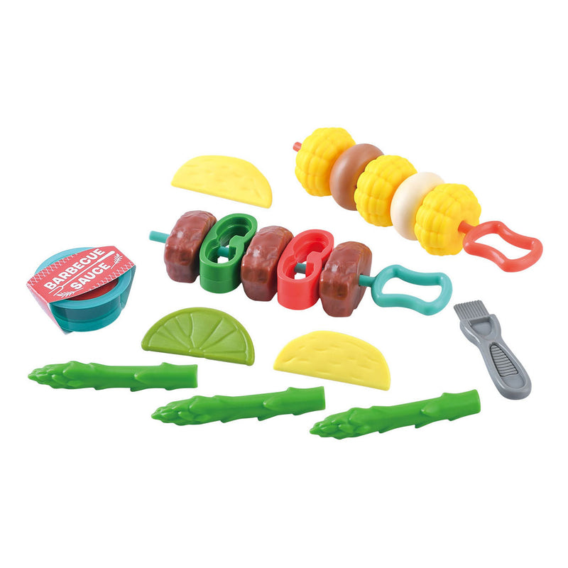 Load image into Gallery viewer, Playgo speelgoedeten gegrilde spiesjes speelset - 22dlg.