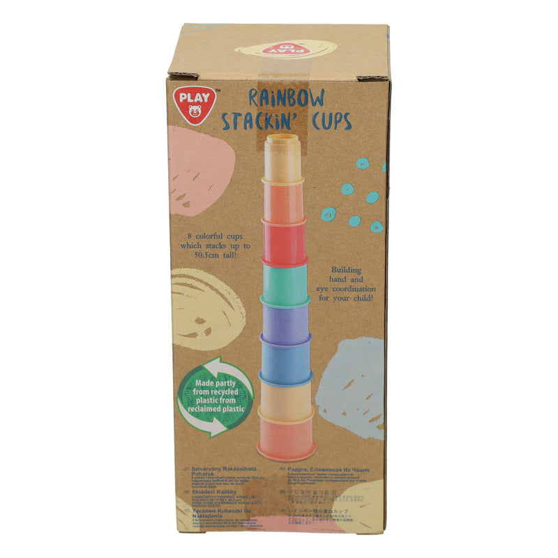 Load image into Gallery viewer, Playgo stapelblokken regenboog - 8dlg.