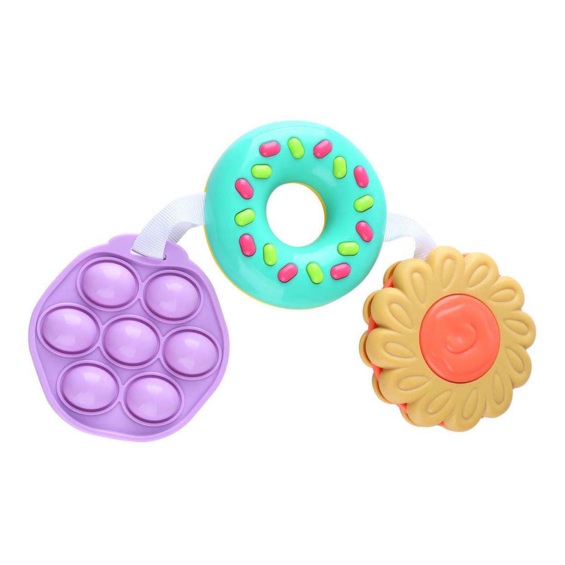 Load image into Gallery viewer, Playgo sensorisch speelgoed bloem en donut en pop-it - 3dlg.