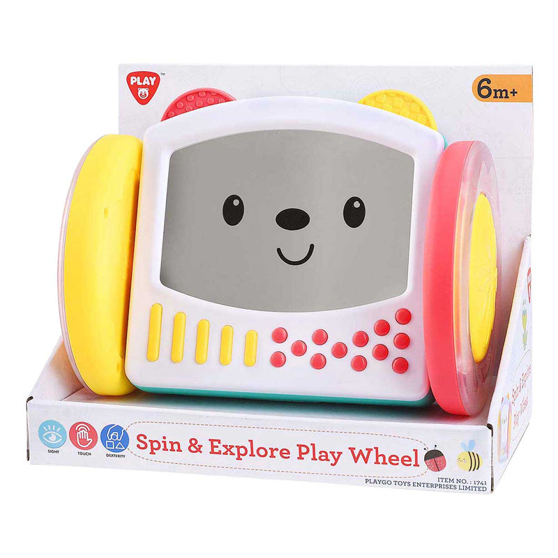Load image into Gallery viewer, Playgo activiteitenrol sensorisch speelgoed kleurrijk voor baby's.