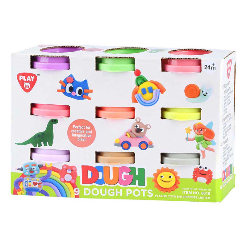 Load image into Gallery viewer, Playgo kleiset 9 neon kleuren - 9x56gram