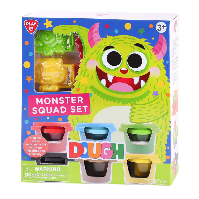 Load image into Gallery viewer, Playgo monster bende kleiset - 6 kleipotjes
