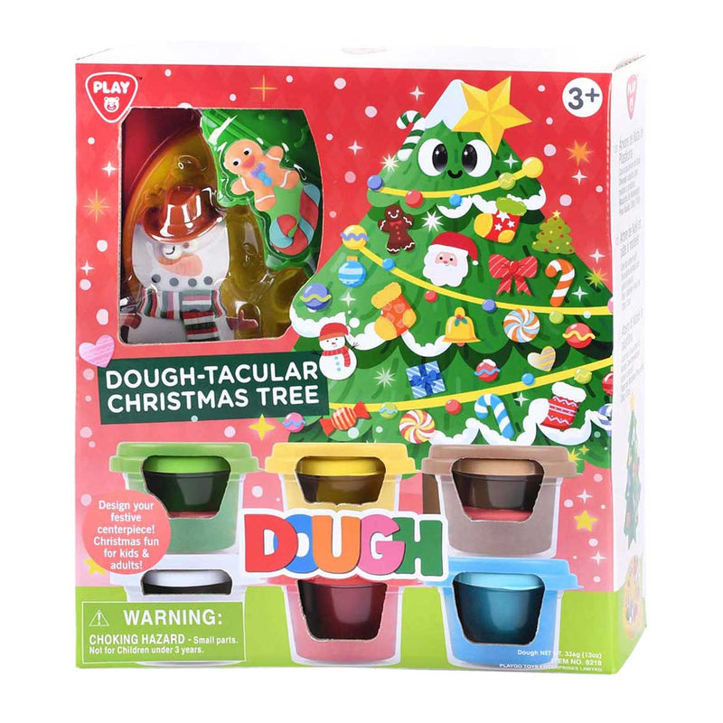 Load image into Gallery viewer, Playgo kerstboom kleiset - 6 kleipotjes