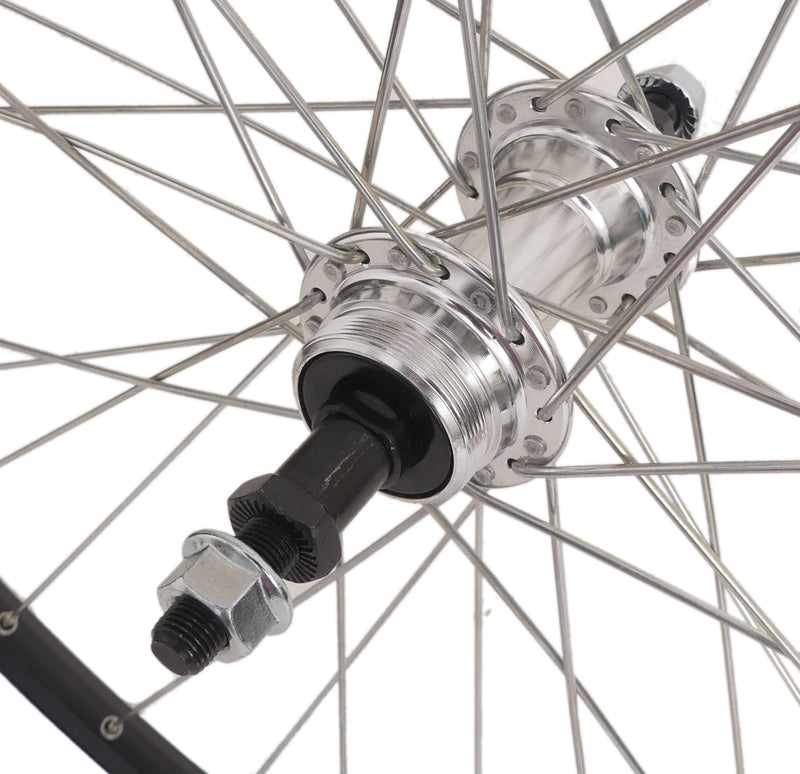 Load image into Gallery viewer, Achterwiel 28 622x19c ryde zac 19 velg met 7 8 speed freewheel naaf - zwart