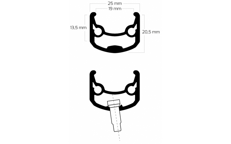 Afbeelding laden in galerijviewer, Shimano voorwiel 26 559x19c ryde andra 30 velg met fh-m525 naaf voor 6 bouts remschijf - zwart